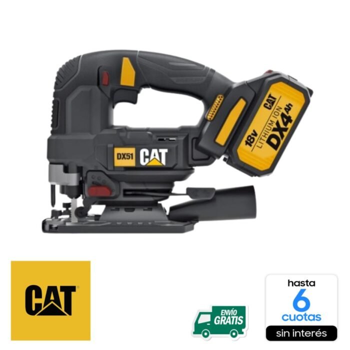 Sierra Caladora CAT 18V 26Mm 3500Rpm - No Incluye Carg. Ni Bat