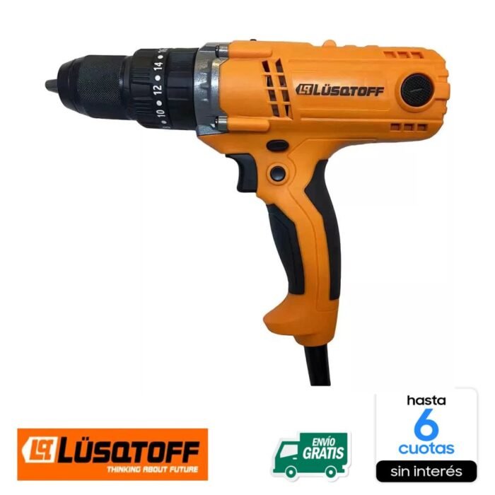 Taladro atornillador eléctrico de 13mm Lüsqtoff TAL450-9 450W 220V